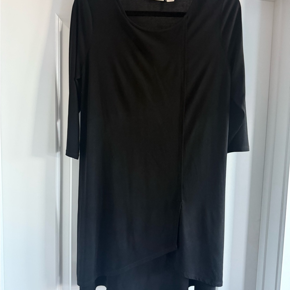 Chico's Black Asymmetrical Dress